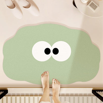 Verspielt Cartoon Blob Badevorleger