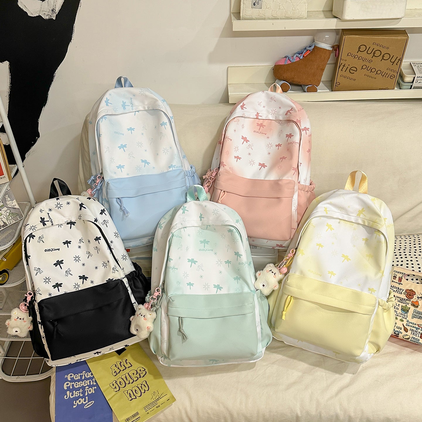 Süßer Freizeitrucksack mit Verspieltem Schmetterlingsdesign Brehn