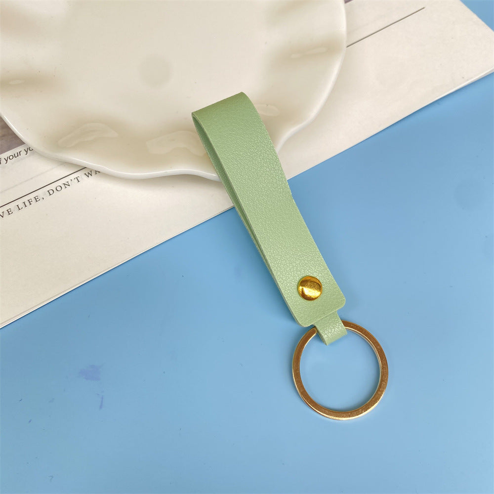 Stilvolles Leder Schlüsselanhänger Brehn