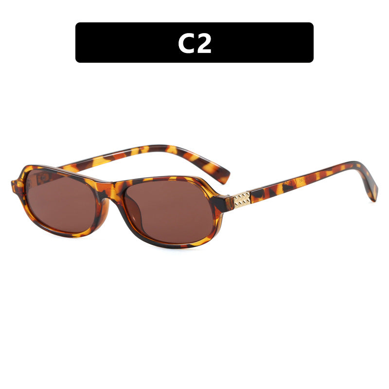 Damen schicke modische Sonnenbrille mit goldenen Akzenten Brehn