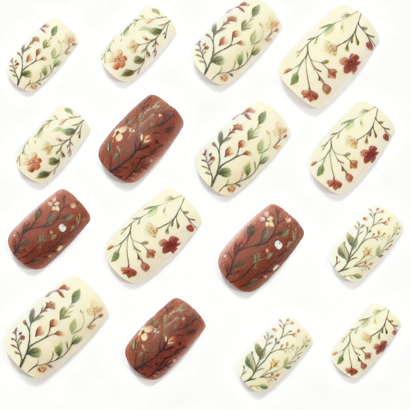 Blumen Design Acryl Nagelkunst Brehn