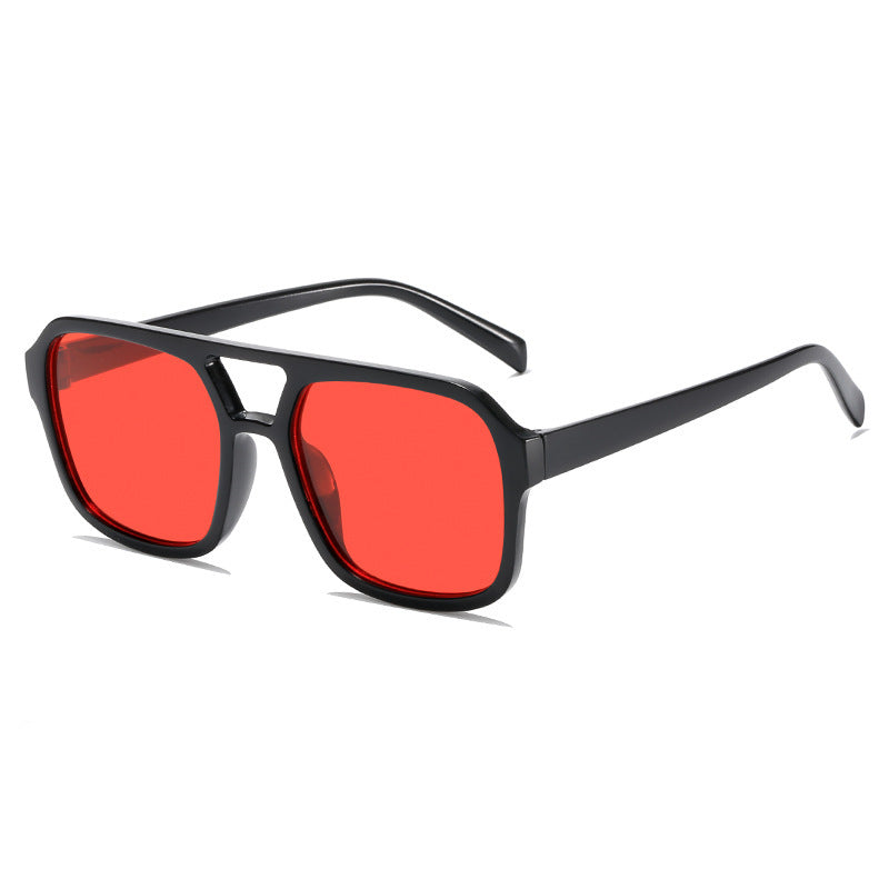 Klare Linse Quadratrahmen Sonnenbrille Brehn
