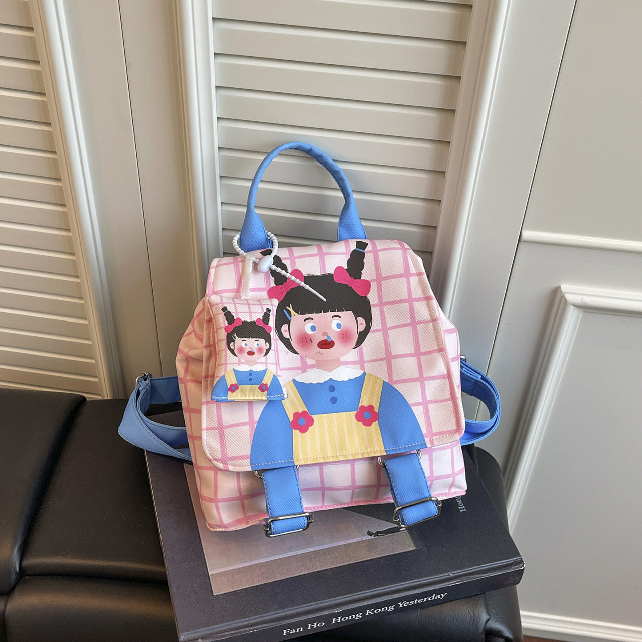Illustrierter Canvas-Rucksack