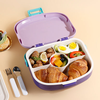Isolierte Lunchbox mit Besteckset