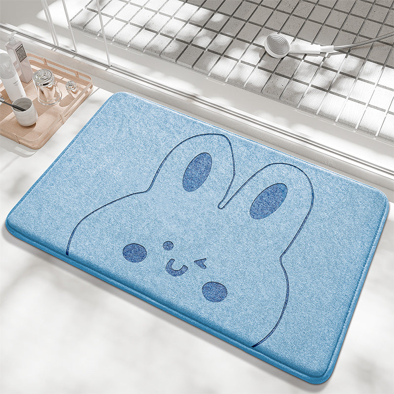 Verspieltes Bunny Design Badematte Brehn