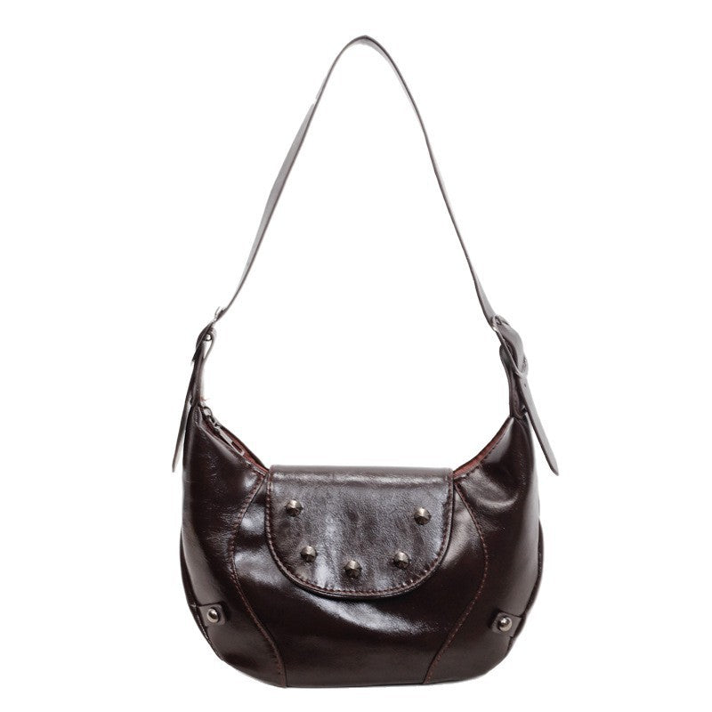 Stylische Leder Hobo Tasche Brehn