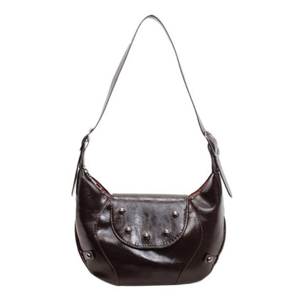 Stylische Leder Hobo Tasche Brehn