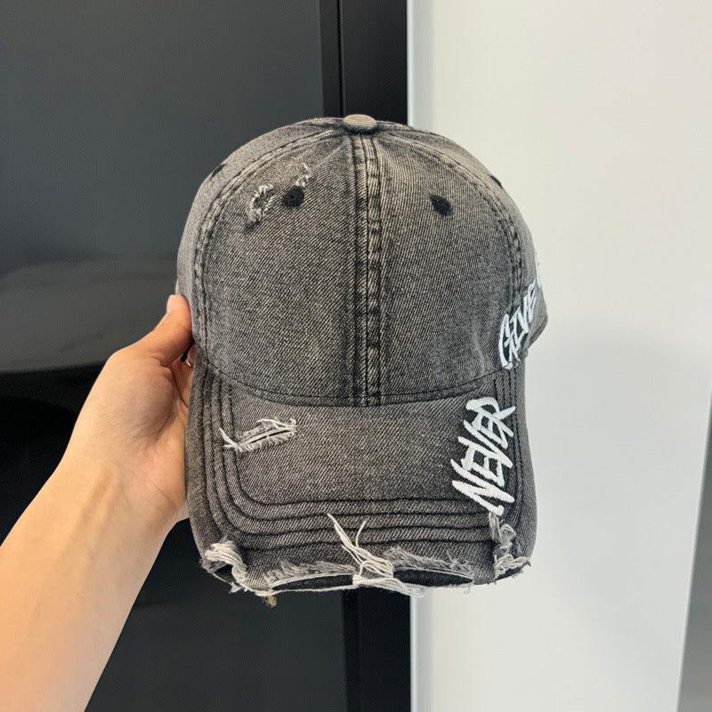 Damen Vintage Denim Baseball Cap Brehn 1784084111