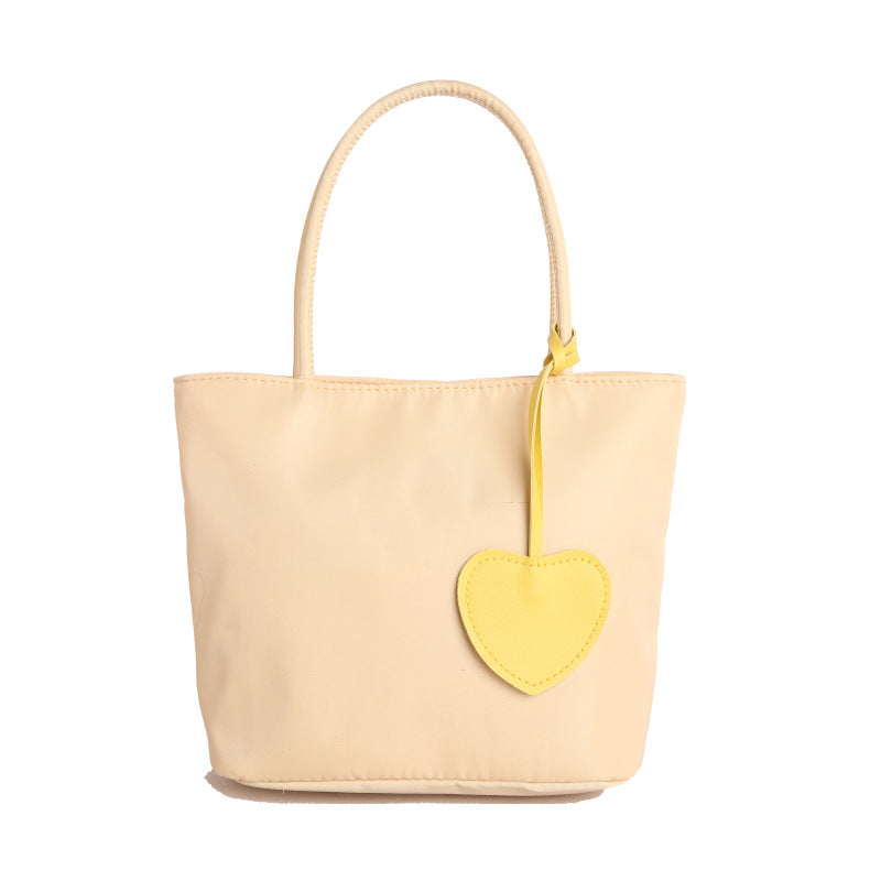 WoStylish Herz-geschmückte Alltags-Tote-Tasche Brehn