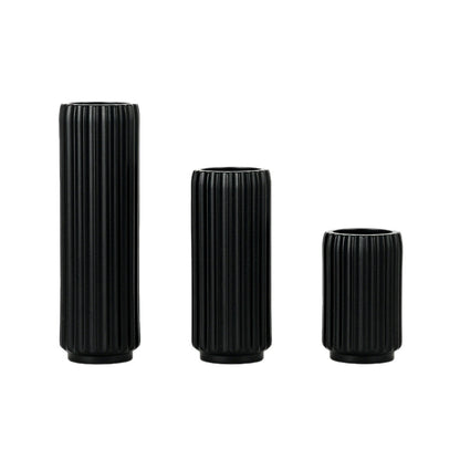 Elegante Fluted Dekorative Bodenvase Brehn