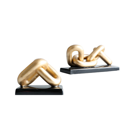 Abstrakte dekorative Kettenskulptur
