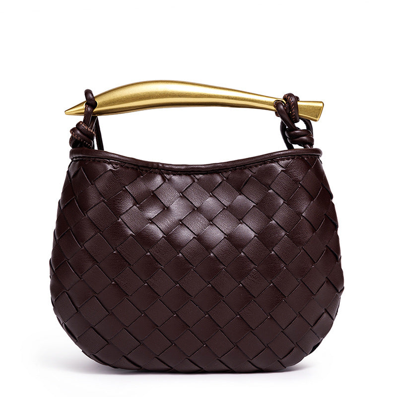 Stilvolle geflochtene Handtasche Brehn