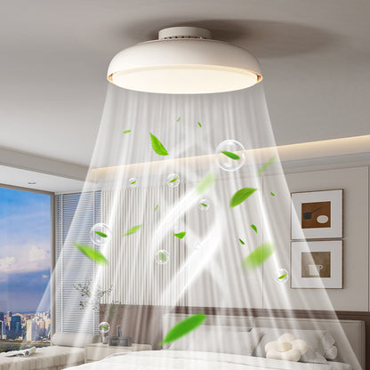 Moderner Deckenventilator mit integrierter LED-Leuchte