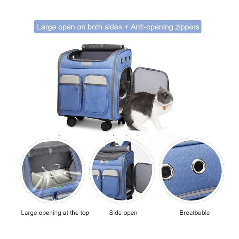 Multifunktionale Reisetasche mit Praktischem Trolley-System Brehn