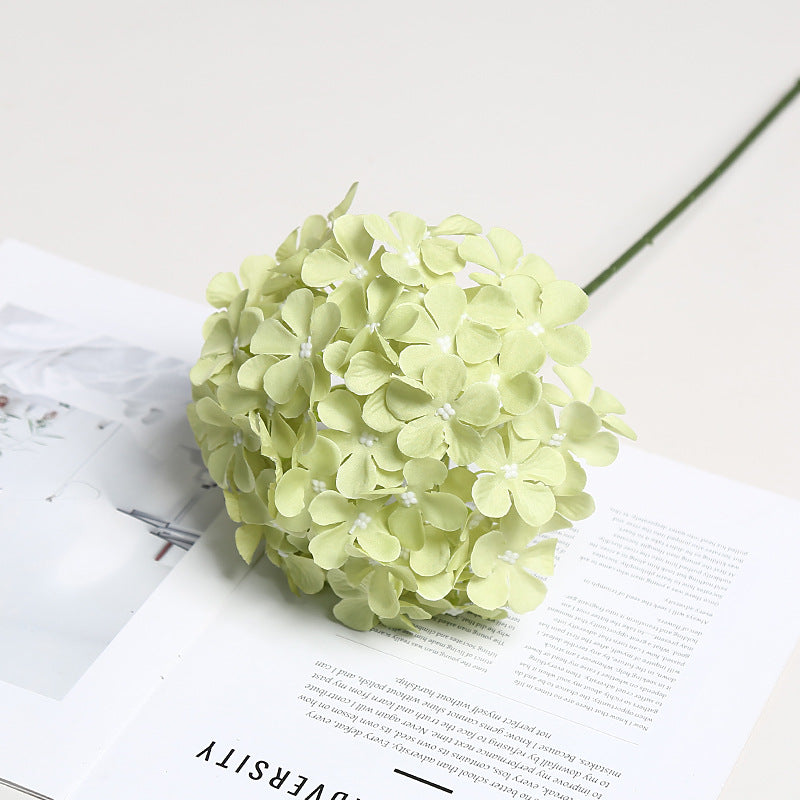 Realistische Florale Hortensienstiel