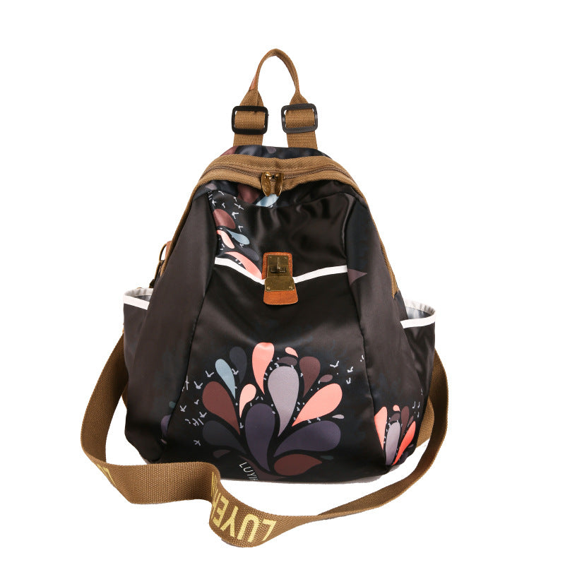 Künstlerischer Floral Zugbeutel Rucksack Brehn