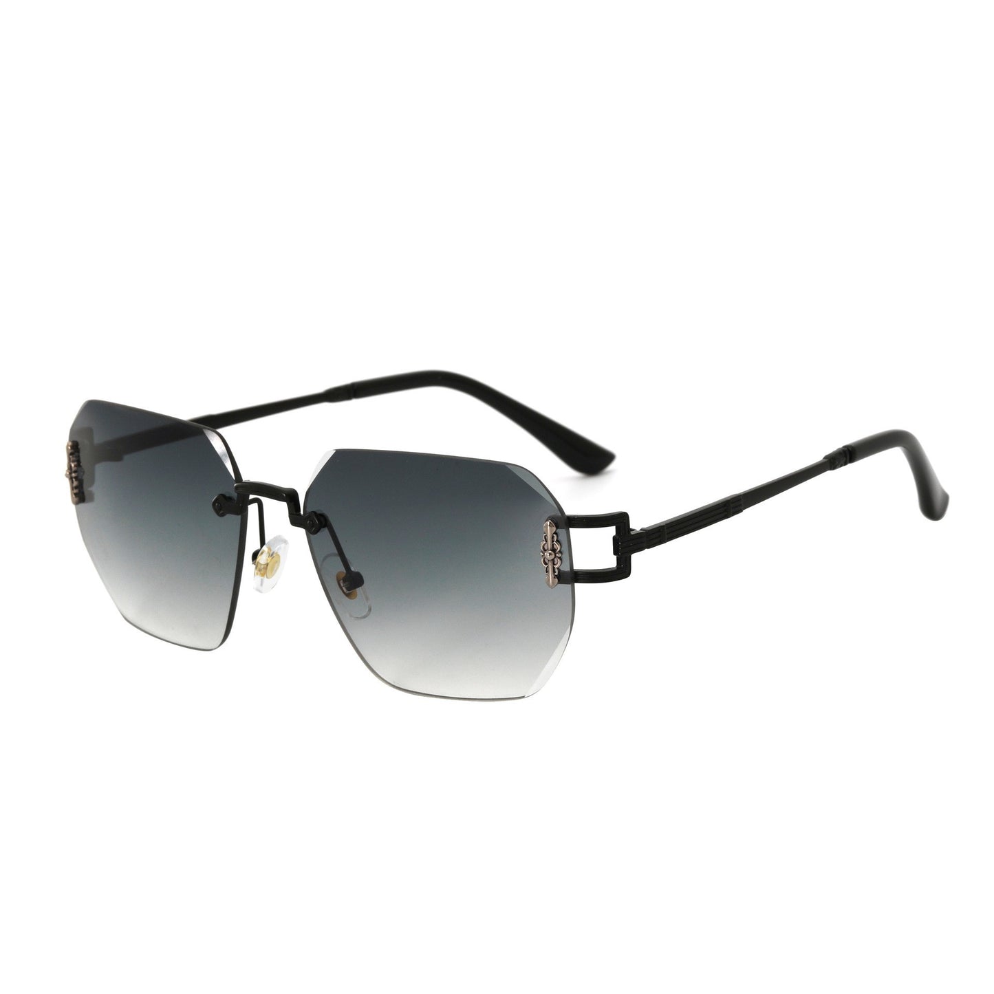 Damen Designer-Sonnenbrille im modernen, geometrischen Design Brehn