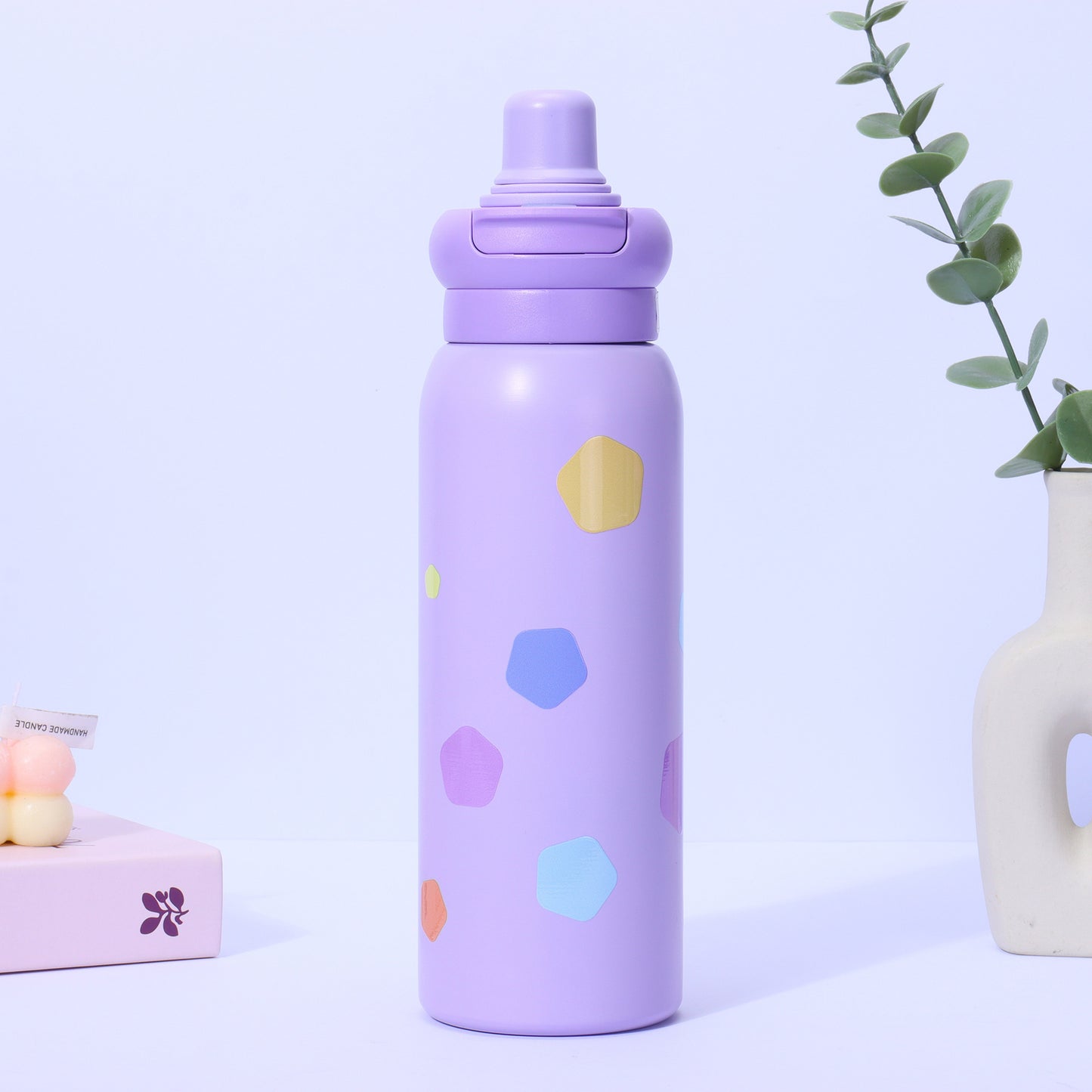 Damen Thermo-Trinkflasche mit rutschfestem Griff und ausgefallenem Design Brehn