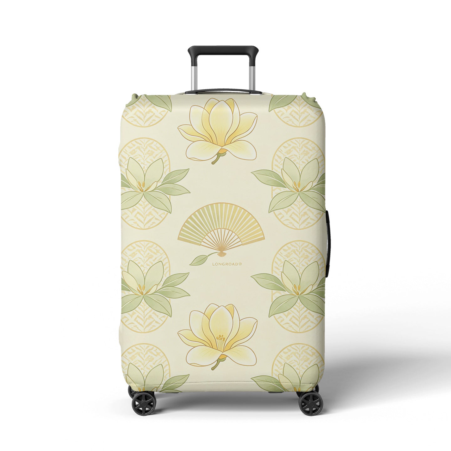 Damen Reisekoffer Brehn Blumendesign mit verstellbarem Griff