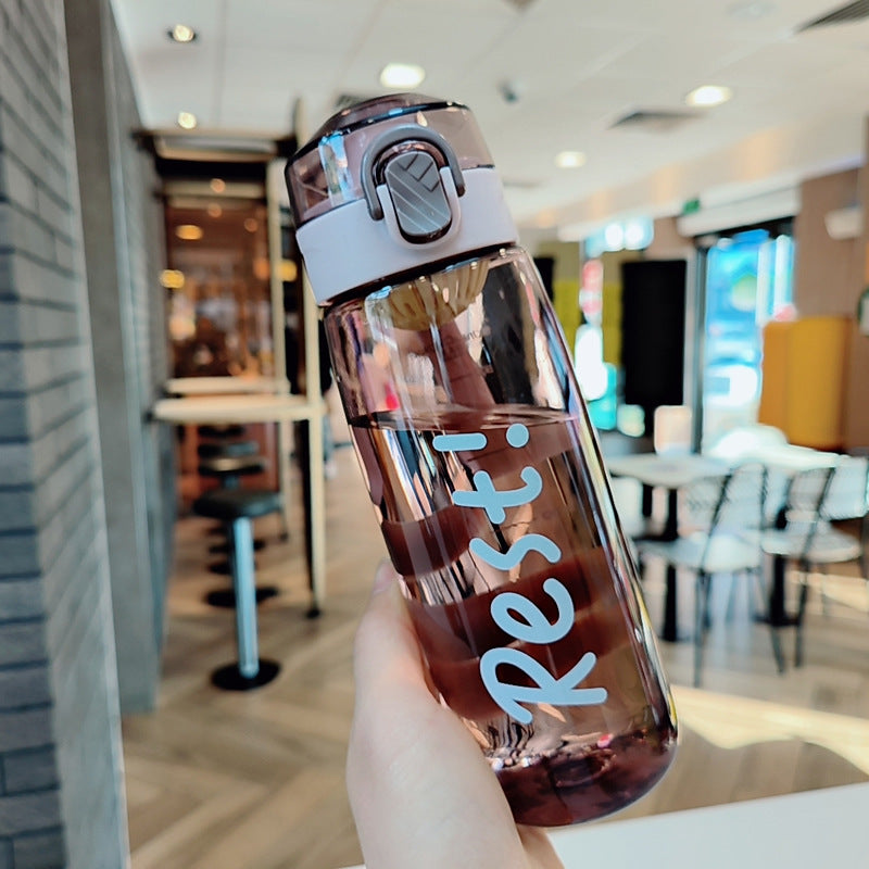 Damen Ergonomische Wasserflasche für Fitness Brehn