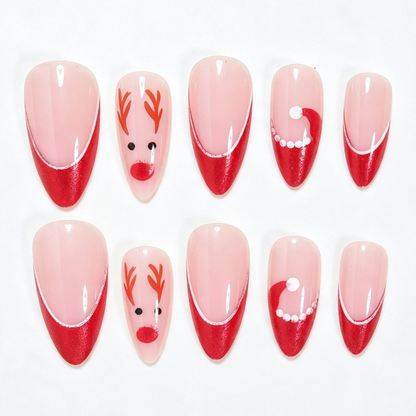 Kreatives nagelkunstset mit Feiertagsthema Brehn