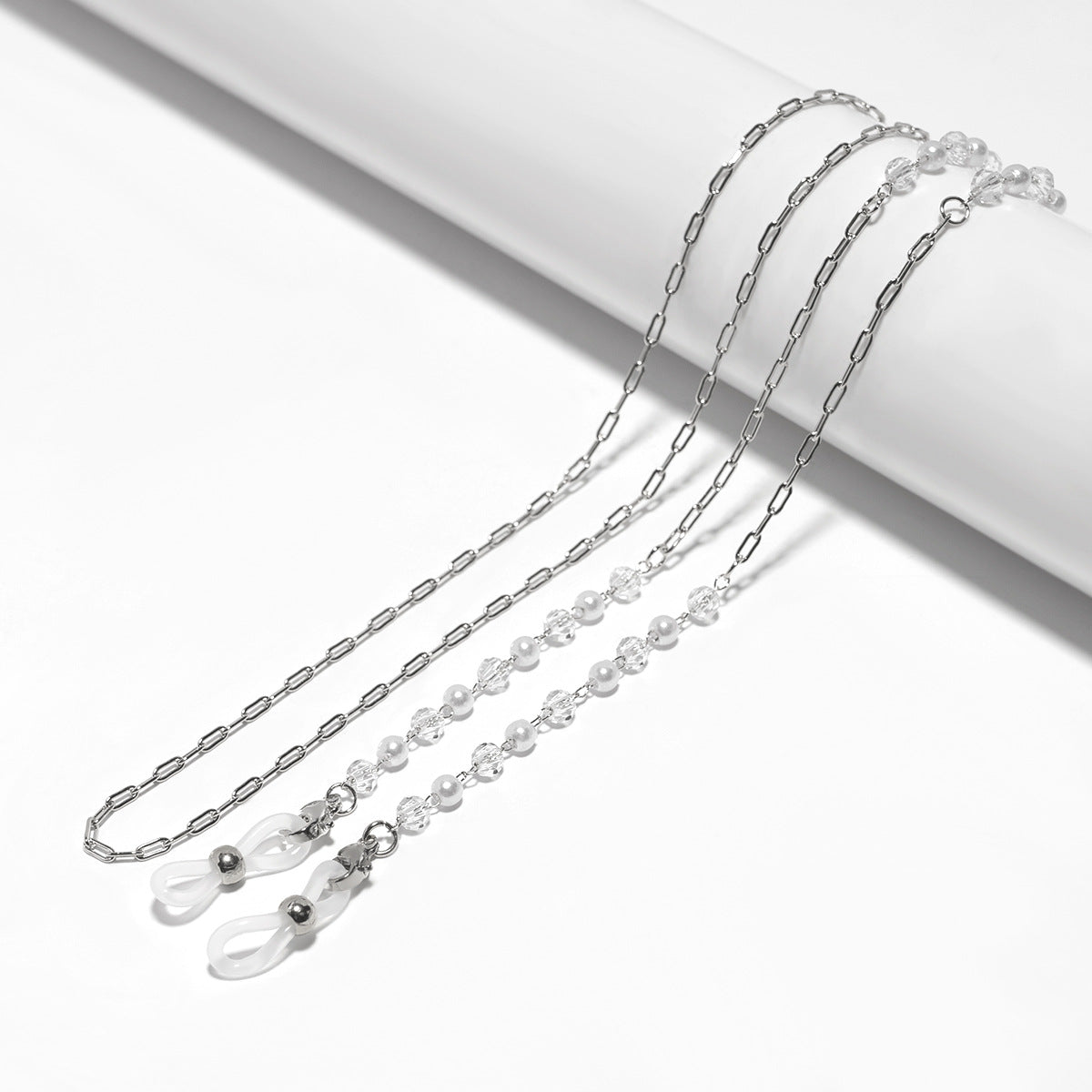 Kristall- und Perlen-Beaded Eyewear Kette Brehn