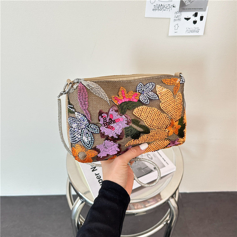 WoFloral Verzierte Clutch Tasche Brehn