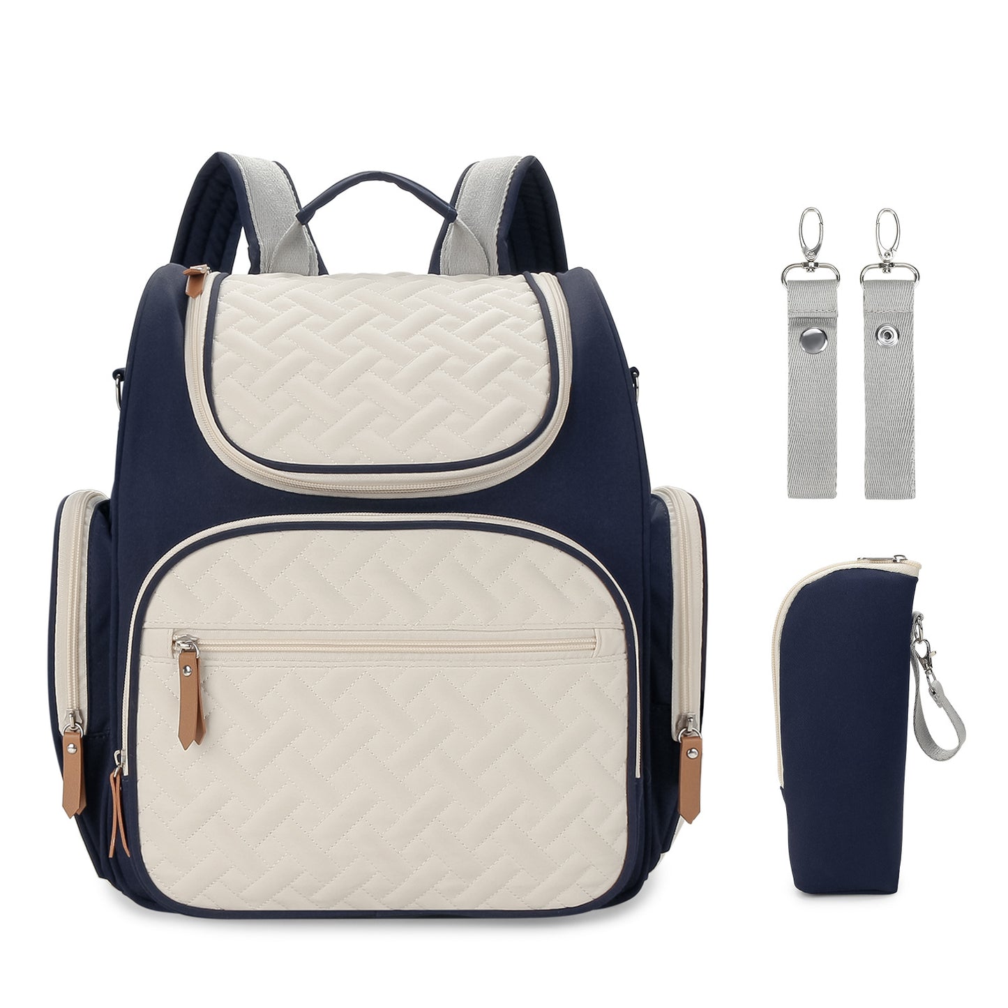 Stilvolle Wickelrucksack mit Mehreren Fächern Brehn