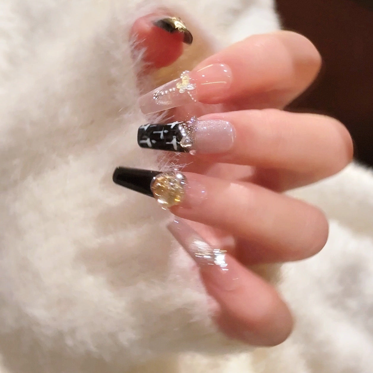 Trendy Acryl Press-On Nagelverlängerungen Brehn