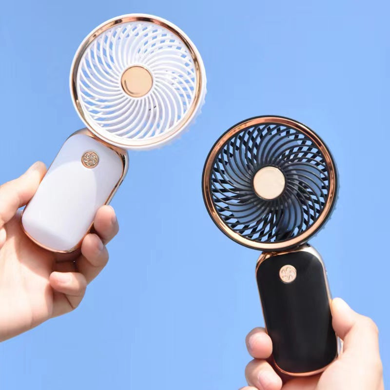 Damen Tragbarer Mini-Ventilator mit innovativem Spiral-Design Brehn