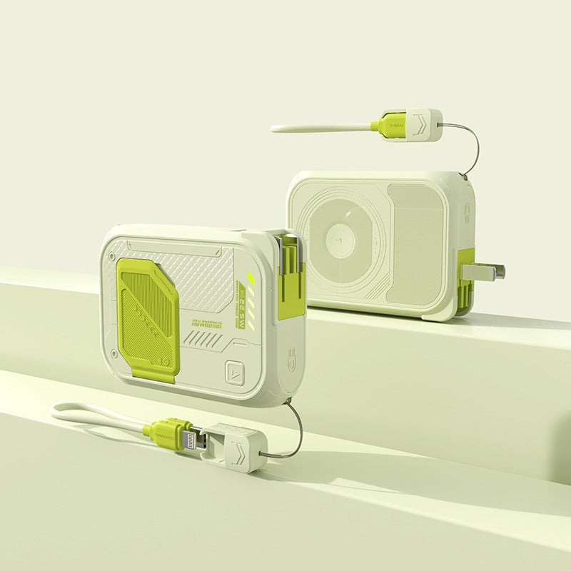 Multifunktionale Powerbank mit integriertem Ladekabel und herausragender Schnellladefunktion Brehn