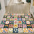 Buntes Florales Patchwork-Teppich Brehn