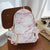 Eleganter Blumenbedruckter Rucksack