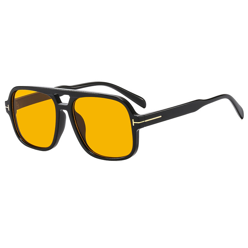 Damen quadratische Designerbrille mit filigranem Rahmen und modernem Kunststoffmaterial Brehn