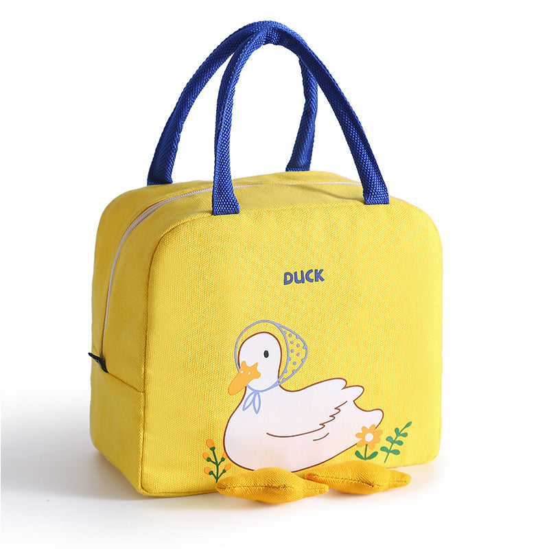 Enten-Themen Isolierte Lunchbox