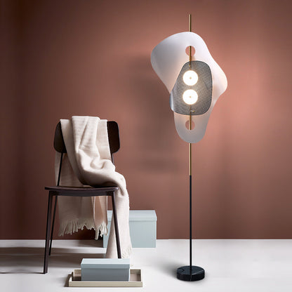 Abstract Stehlampe mit einzigartigem organischen Design