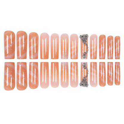 Dekorative Lange Stiletto Nagelkunst Extensions Brehn