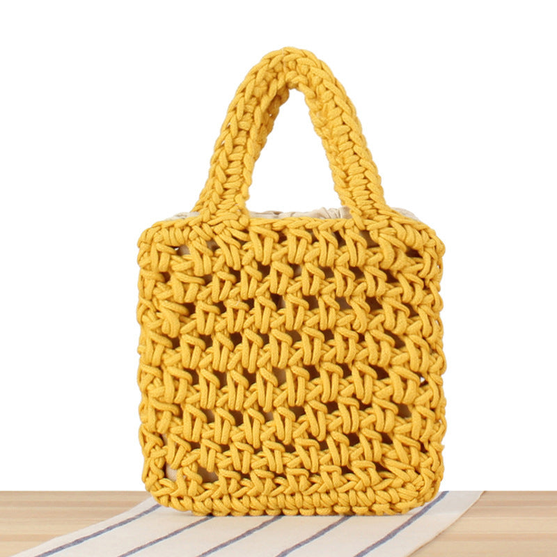 Handtasche Aus Hochwertigem Makramee Brehn