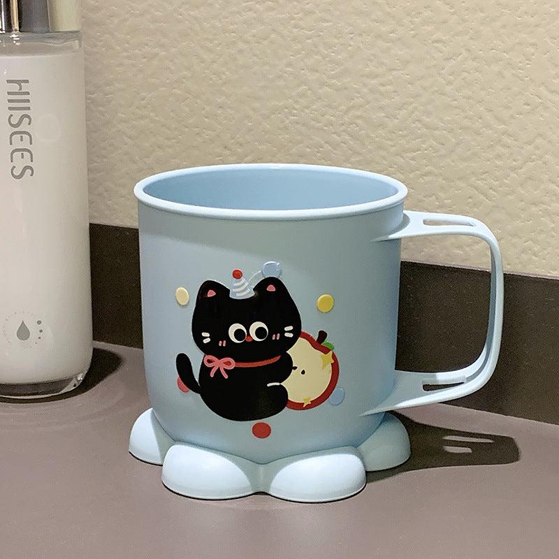 Keramiktasse mit Liebevollem Katzenmotiv Brehn
