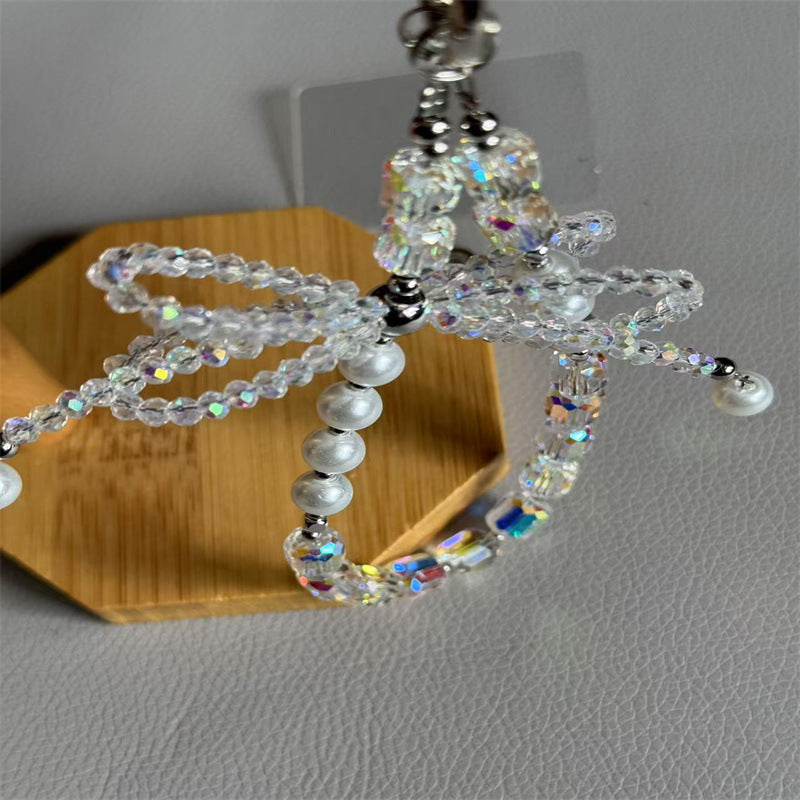 Eleganter Perlen Charm Schlüsselanhänger Brehn 1790135383