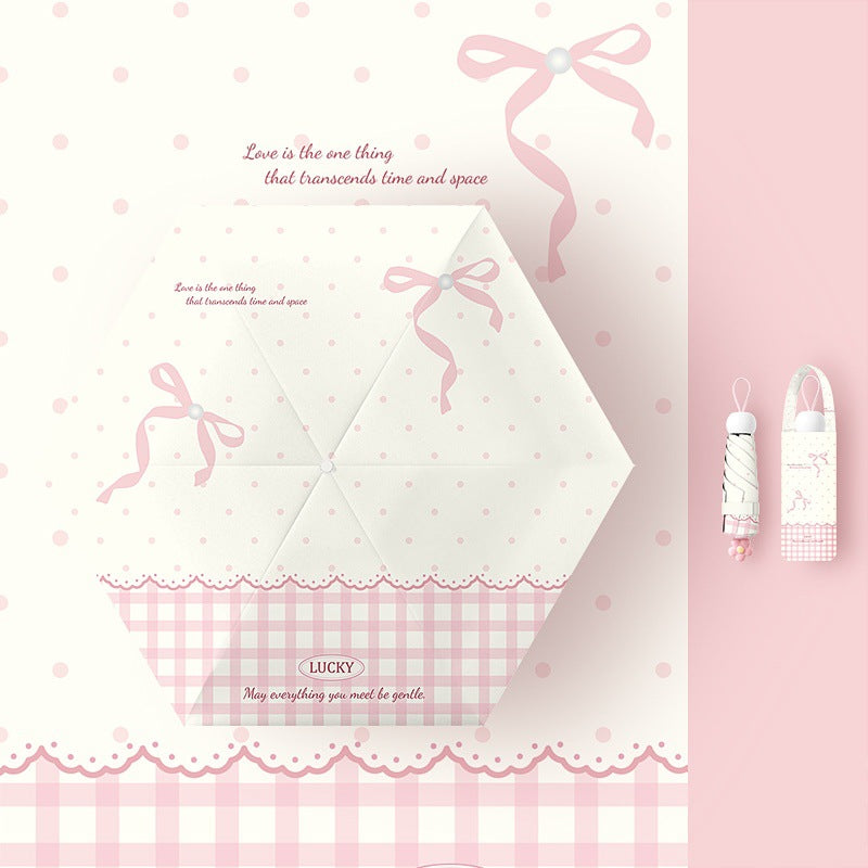 Damen Faltregenschirm mit verspieltem Blumendesign Brehn