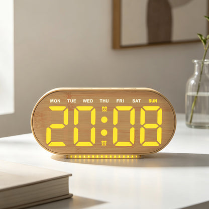 Digitaler Lichtwecker mit Temperaturanzeige Brehn