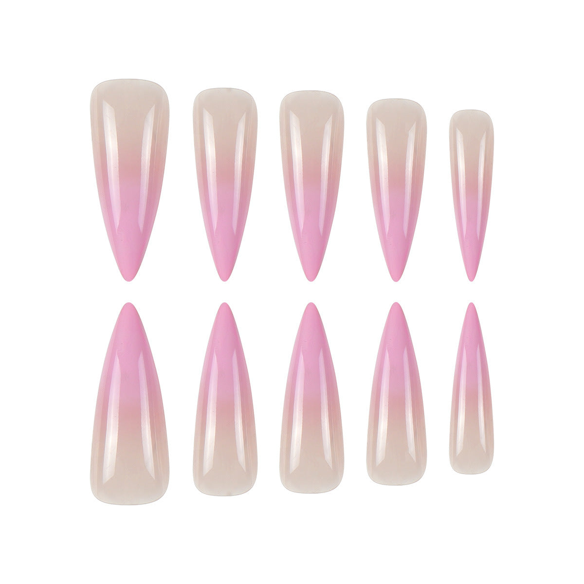 Ombre Stiletto Press-On Nägel Brehn