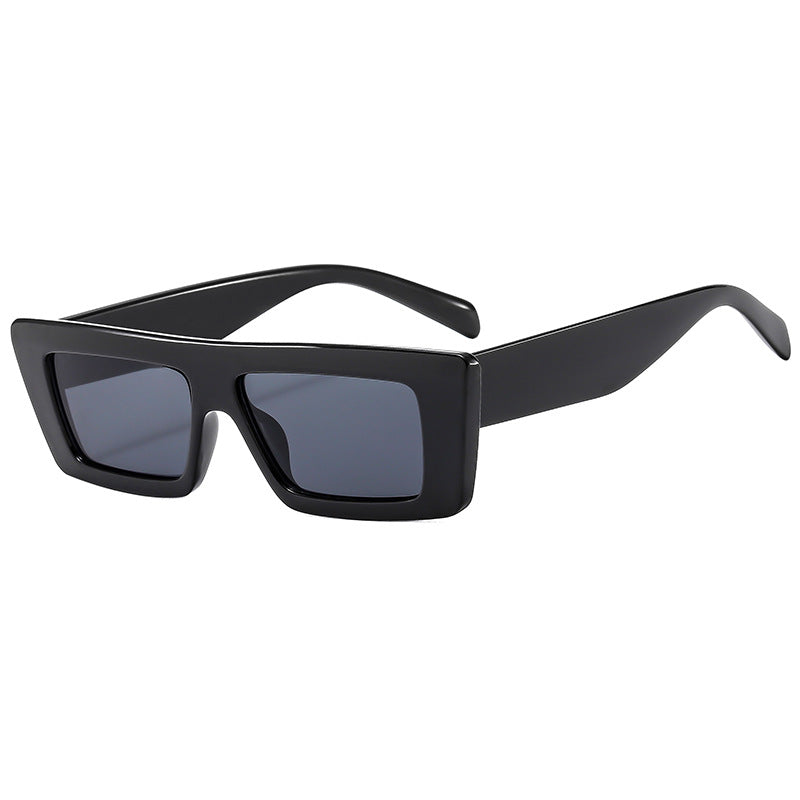 Damen Modische rechteckige Sonnenbrille im modernen Design Brehn