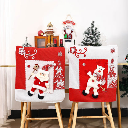 Festliche Stuhlüberzüge mit Weihnachtsmotiv Brehn