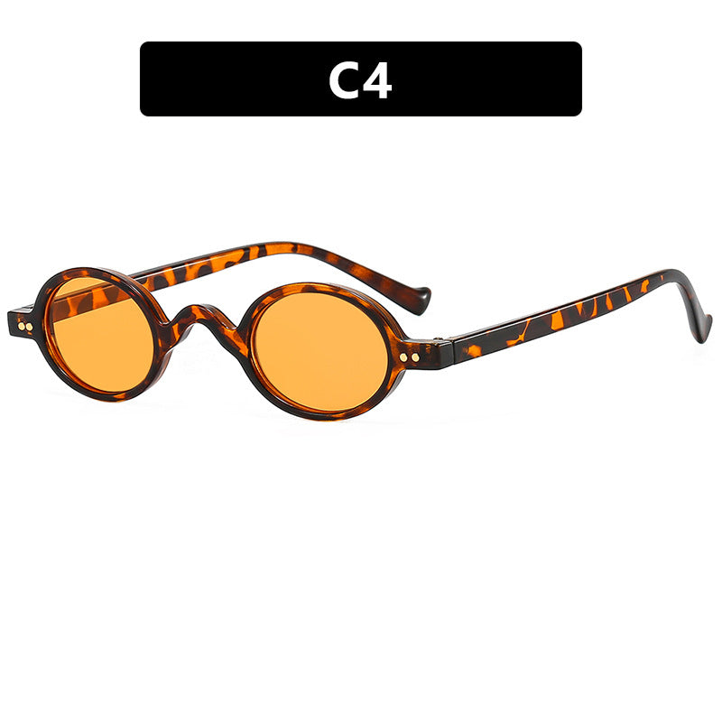 Damen runde Sonnenbrille mit markantem Design und hochwertigem Kunststoffrahmen Brehn
