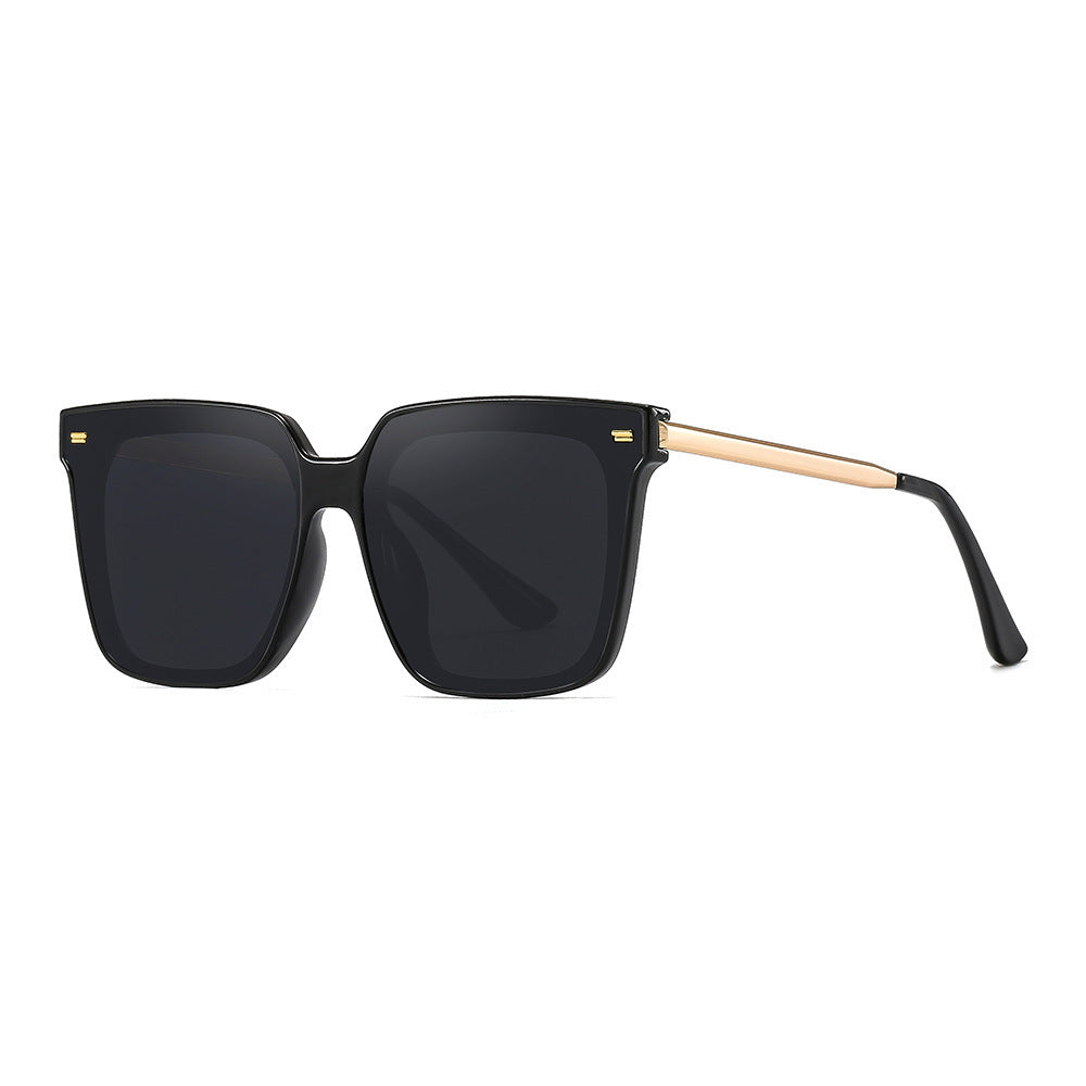Damen Oversize Sonnenbrille mit modernem quadratischem Rahmen Brehn