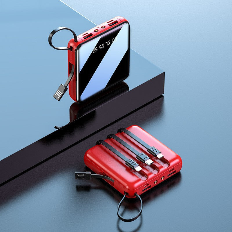 Tragbare Smart Powerbank mit Hochmoderner Digitaler Ladestandanzeige Brehn