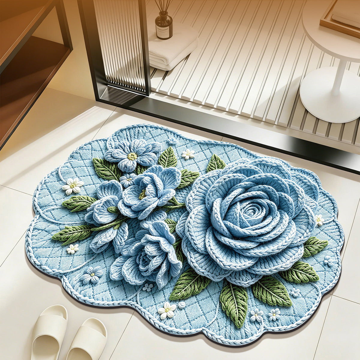 Dekorative Florale Teppich