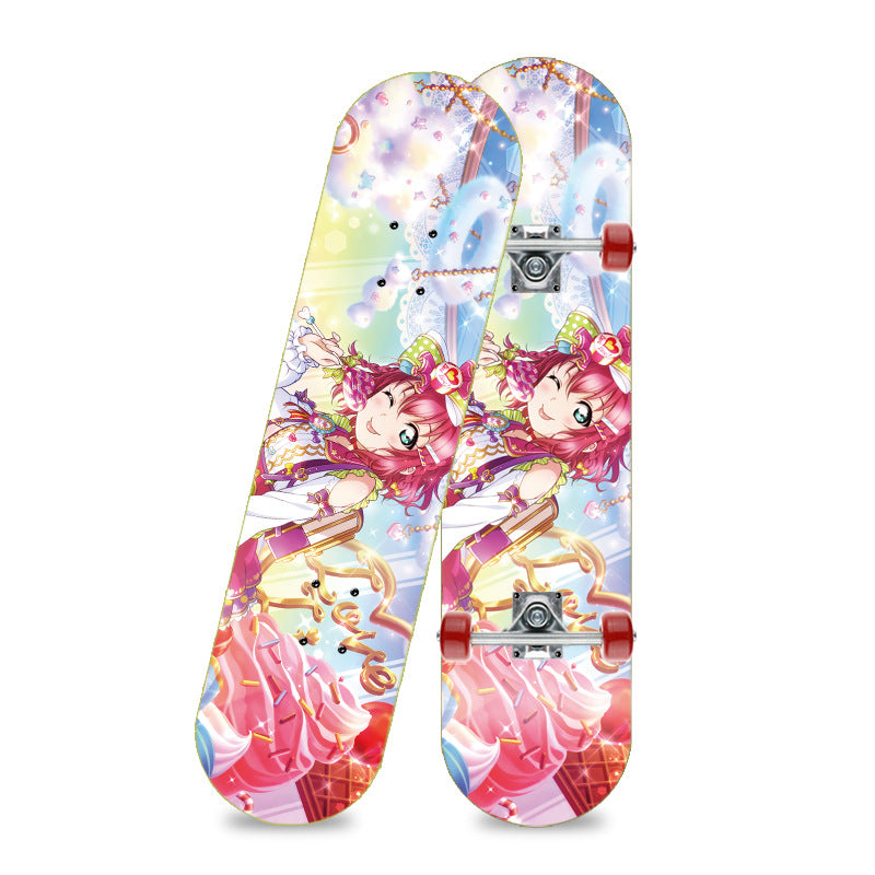Einhorn-Themen-Skateboard Brehn